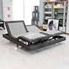 Tessuto antiscivolo grigio scuro con bordo grigio chiaro