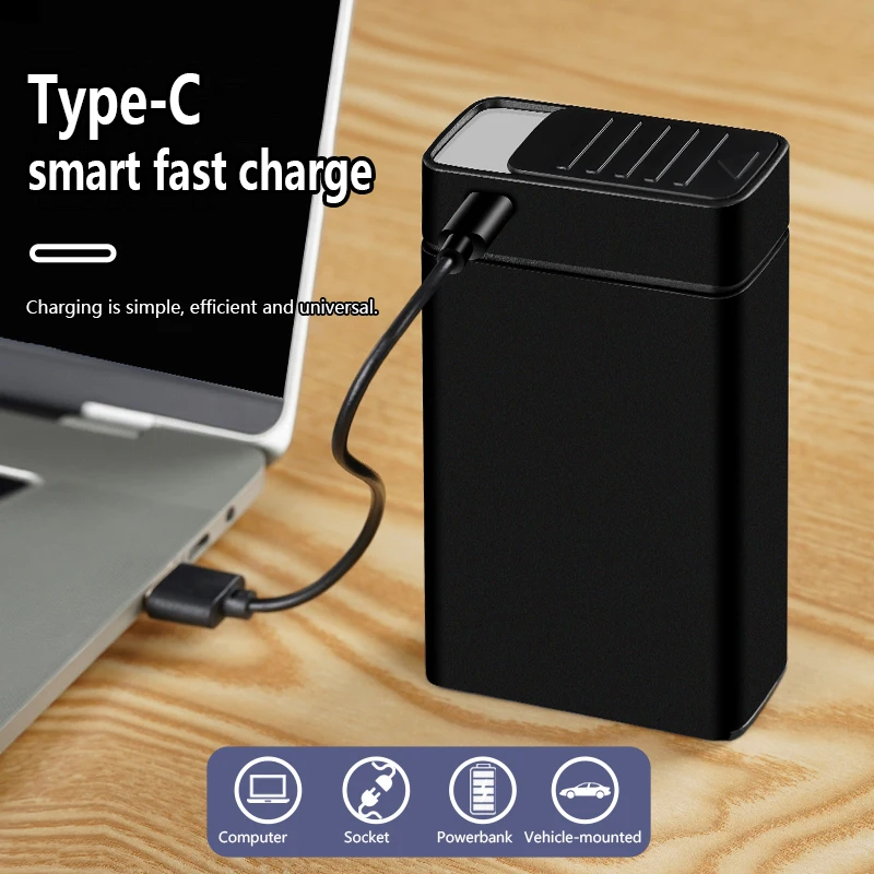 portable charging cases for e-cigarettes manufacturing plant cost Cigarette Case with Lighter, Cigarette Case Module with Electric Lighter USB Rechargeable Whole Package Cigarettes King Size,Flameless, Windproof,Moisture-Proof computer USB or OEM Factory Luxury USB Charging