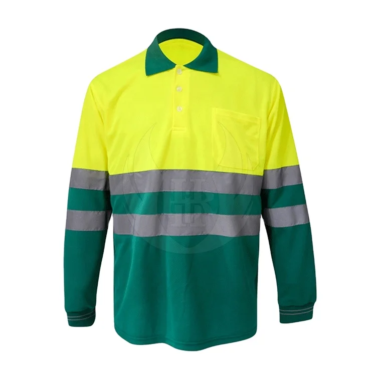 Baju Lengan Pendek Dua Nada Hi Vis Polo 