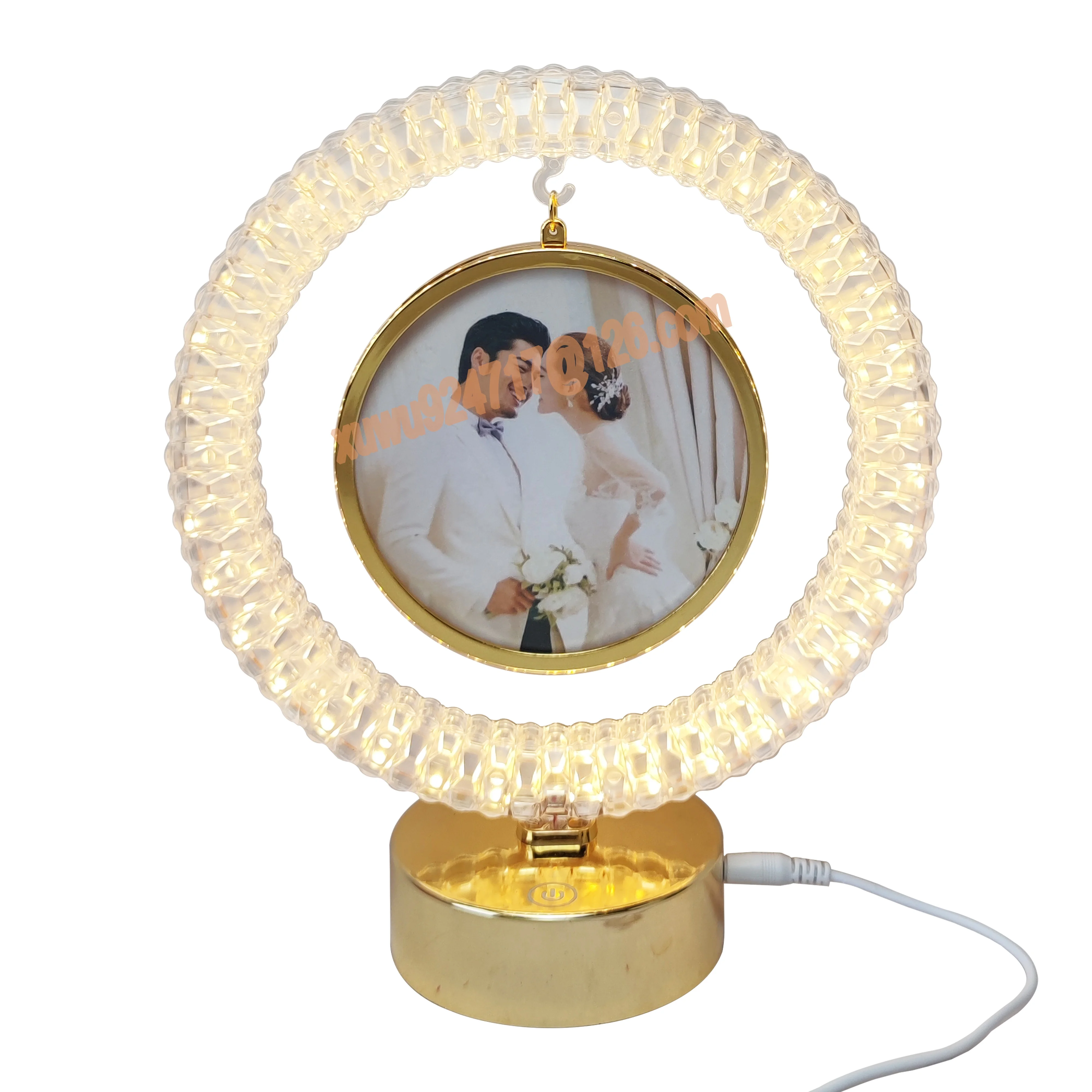 Goog Quality LED Photo Frame 2023 New LED Photo Frame Sublimation Blanks Birthday Wedding Gift Customized Photo Frame