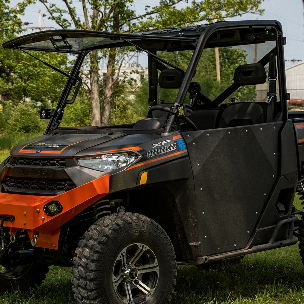 Manufacturer UTV ATV Heavy Duty Aluminum Doors for Polaris Ranger XP1000 Half Doors