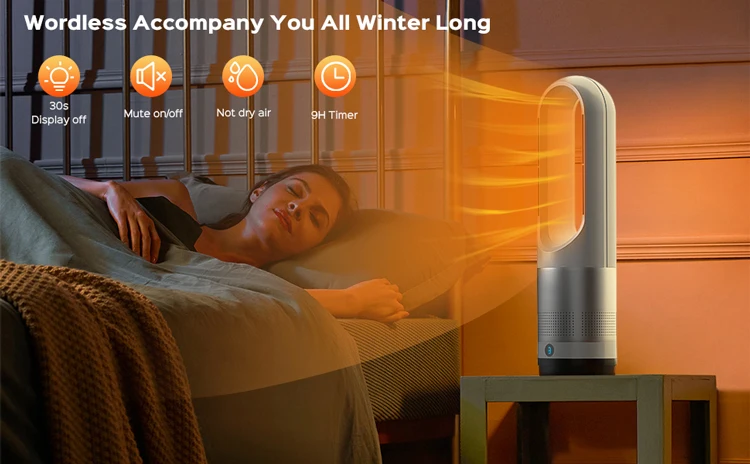 Bedroom Cooler, LED, 1200W, Plastic - detail 16