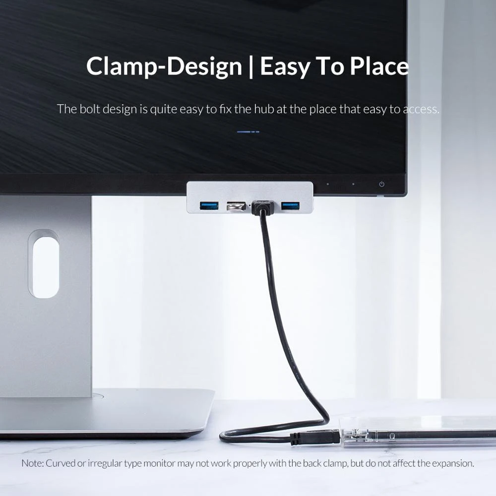 Chinese factory supplier supply  Clip Usb Hub 5 Ports Docking Adapter With Tf Sd Aluminum 5 Ports Clip-type Usb C 5 In 1 Usb Hub Clamp - Buy Multiport Usb To Hdtv Cable 5 In 1 Type C Hub usb C Hub 5 In 1 5 In 1 Usb C Hub