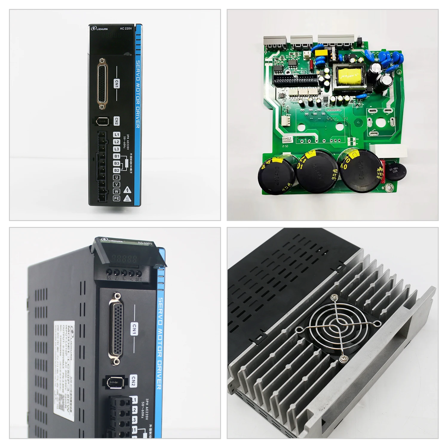 LichuanA5シリーズ3.8KWACサーボドライバーモーターキット220V2500RPM 