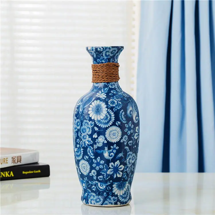 Floor Vase 2021 Classy Home Decor Dried Flowers Vasoss Decor New Chinese  Style Handmade Ceramic Vase Home Dekoration Accessories - Buy 2021 Classy 