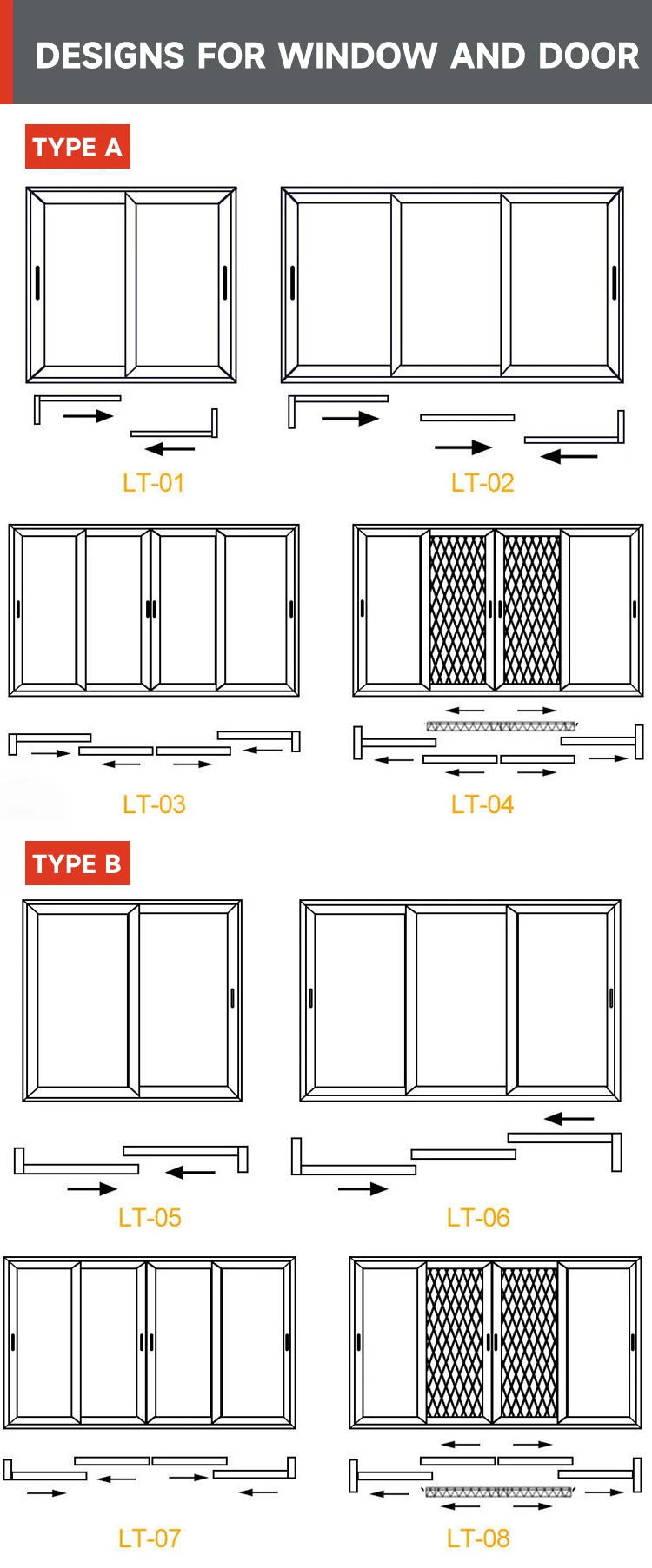 Smart Home Design Aluminum Doors Hurricane Impact Home Door Sliding ...