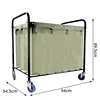 Square linen cart