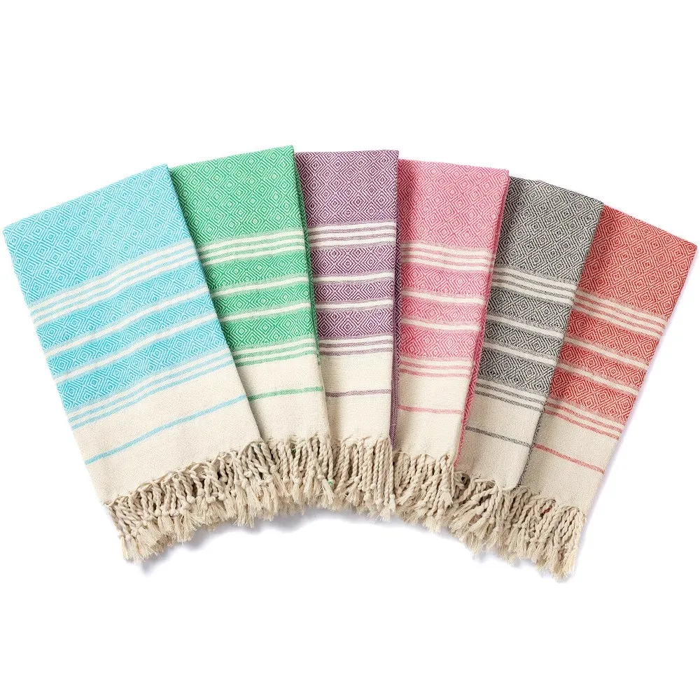 American Soft Linen 4 Piece Bath 100% Turkish Cotton Bath Towel Set  for Bathroom beach