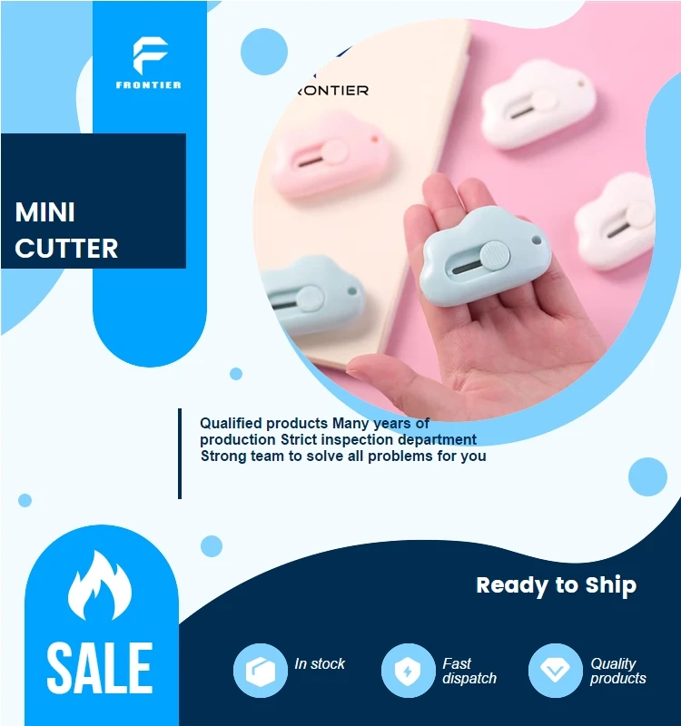 Mini Box Cutter - Utility Safety Knife with Retractable Blade