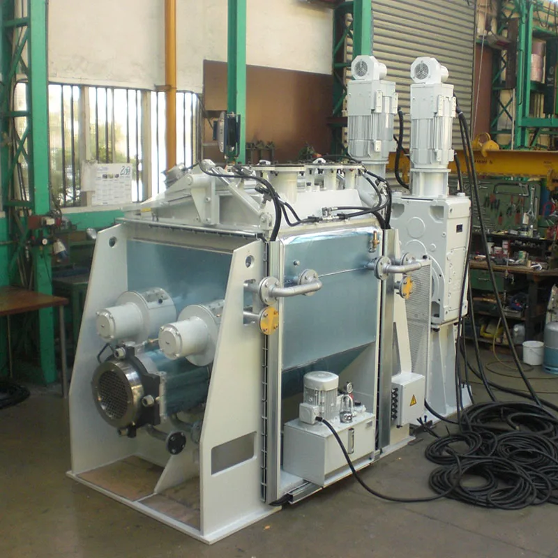 Kneader Mixer With Extruder High Temperature Vulcanized Silicone Sealant Rubber Production Line Kneader Mixer