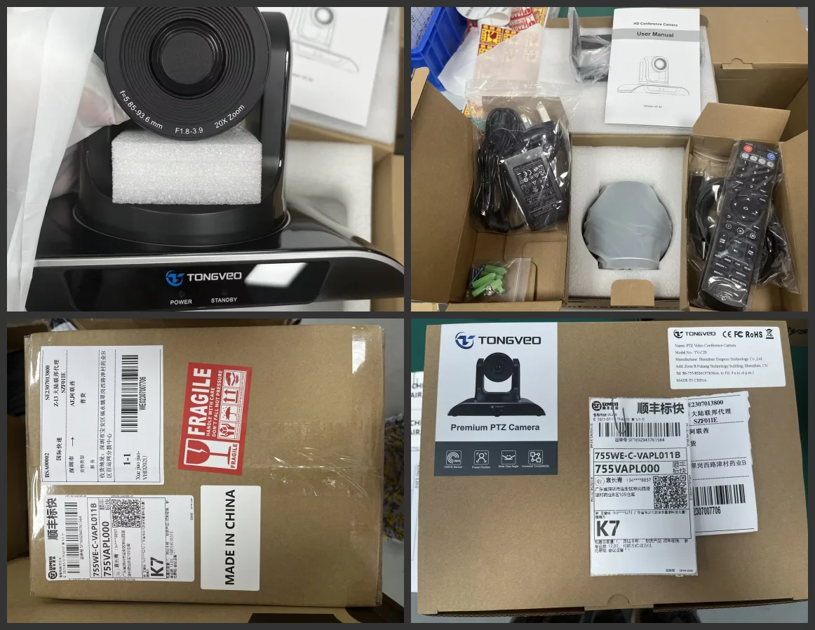 Ai Auto Tracking 20x Optical Zoom 1080p60 Ptz Video Conference Camera