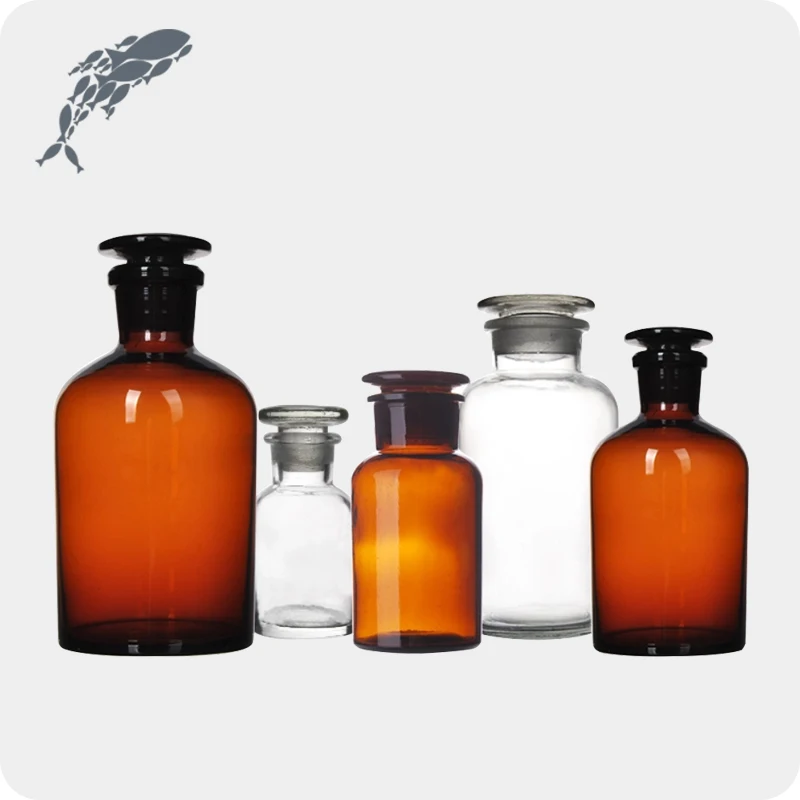 JOAN Lab 250ML Pyrex Glass Reagent Bottle With Screw GL45 Manufacture