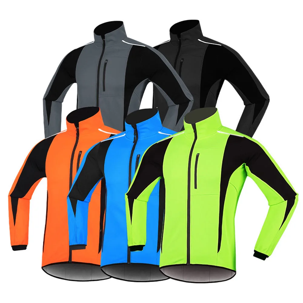 Hot Sale Winter Cycling Jersey Windproof Thermal Breathable Reflective Waterproof Lightweight Stretchable Durable Jacket