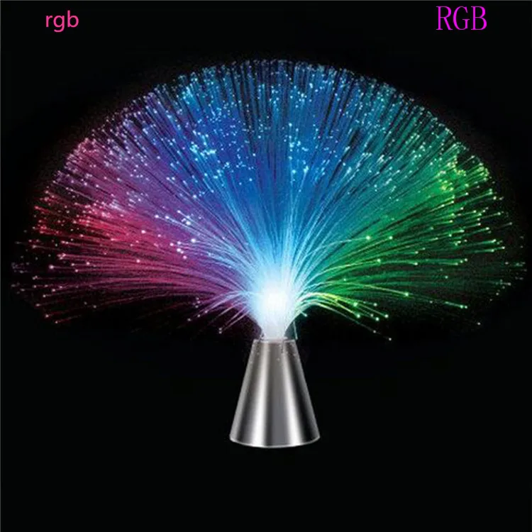 Romantic RGB Colorful LED Optic Fiber Night Light Atmosphere Lamp Starry Sky Wedding Party Decorative Light