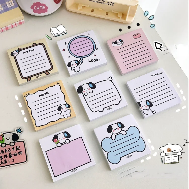 Wholesale Sticky Note Book Cartoon Memo Kawaii Note Student Papeleria ...