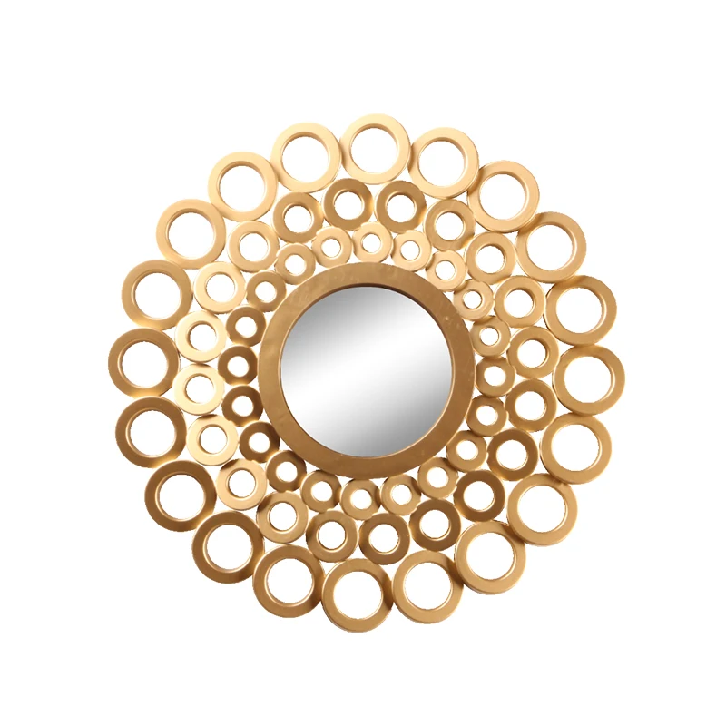 2022 Flower Shaped Home Decor Mirrors Tiles Decorative Wall,Small Round