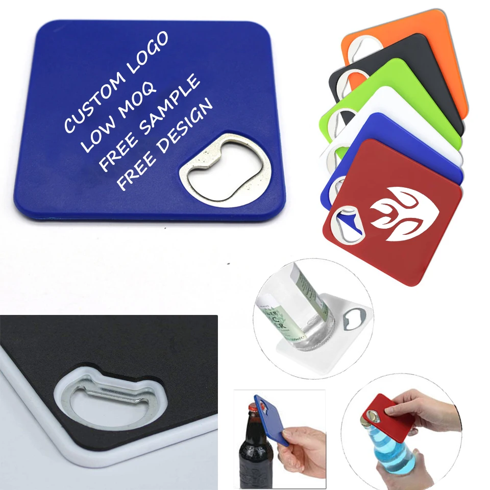 Econo bottle opener coaster