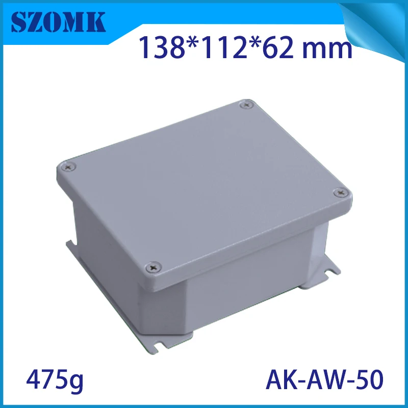 SZOMK ROHS Custom Outdoor Amplifier Enclosure ISO Certificated IP66 Waterproof Aluminum Die case Profile