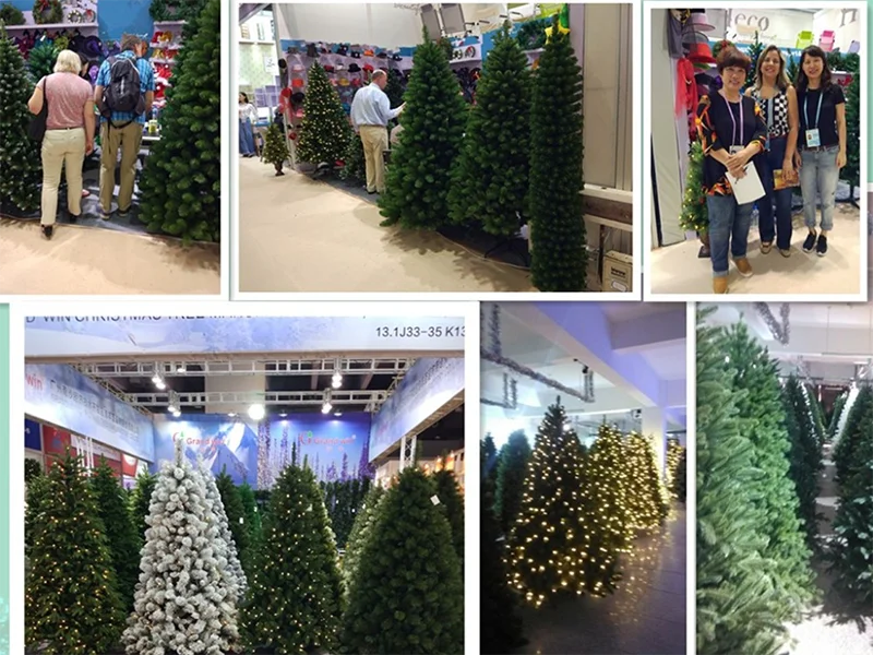 Snowing Cusps Christmas Trees With Warm White Lights Pinecones Metal