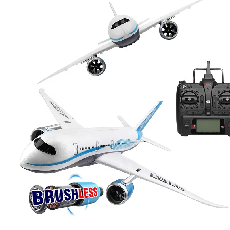 WLtoys-A170 RC Avião Brinquedo, EPO Craft Espuma, Elétrica, Ao ar