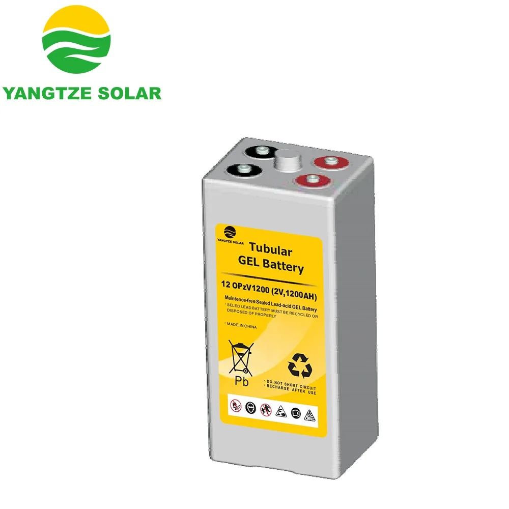 Yangtze 5000 times cycle opzv battery 2v 1200ah