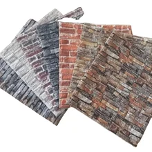 2021 3D brick wallpaper self adhesive brick tile for interior wall decoration XPE foam wall sticker