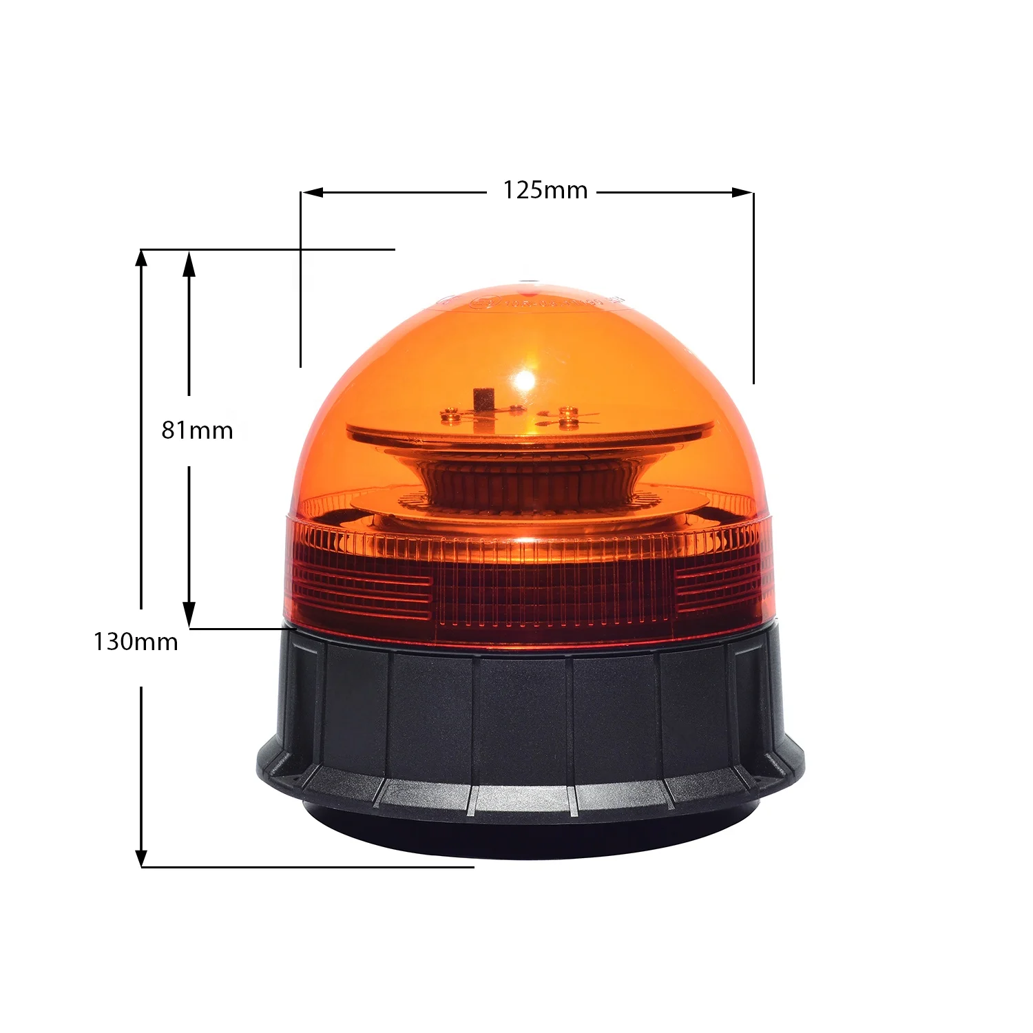 High Quality ECE R65 Amber 12V 24V LED Warning Strobe Light Rotating Beacon for Vehicles Magnetic