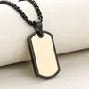Gold Black Pendant