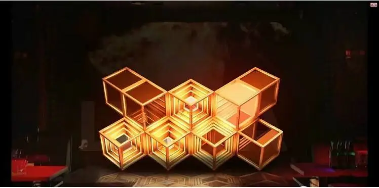 Customized Irregular Shape Cool Full-color Led P5 Dj Booth Led Cube Display Screen