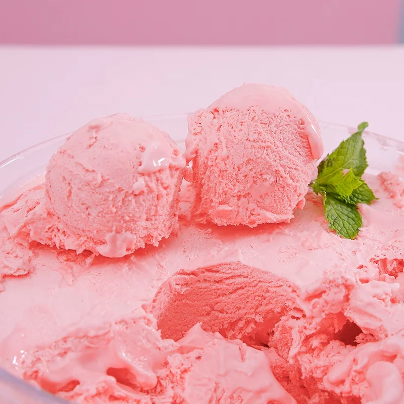 20 Bags of 1kg Bulk Strawberry Soft Ice Cream Mix Powder Per CTN