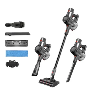 Portable Rechargeable 2-in-1 Cordless Stick Vacuum Cleaner & Mop HEPA Filtration Dry Function for Car Carpet Household Floors