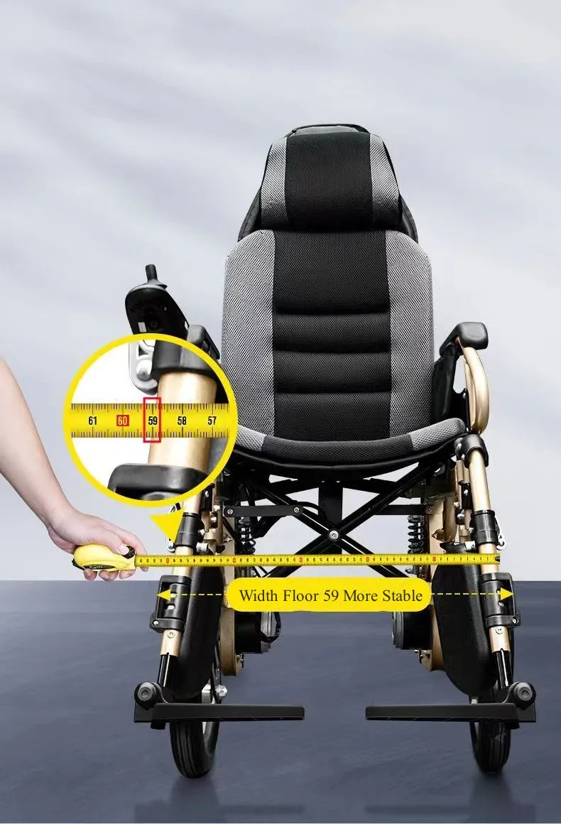 Deep Seat Electric Wheelchair For Overweight People High Quality Large