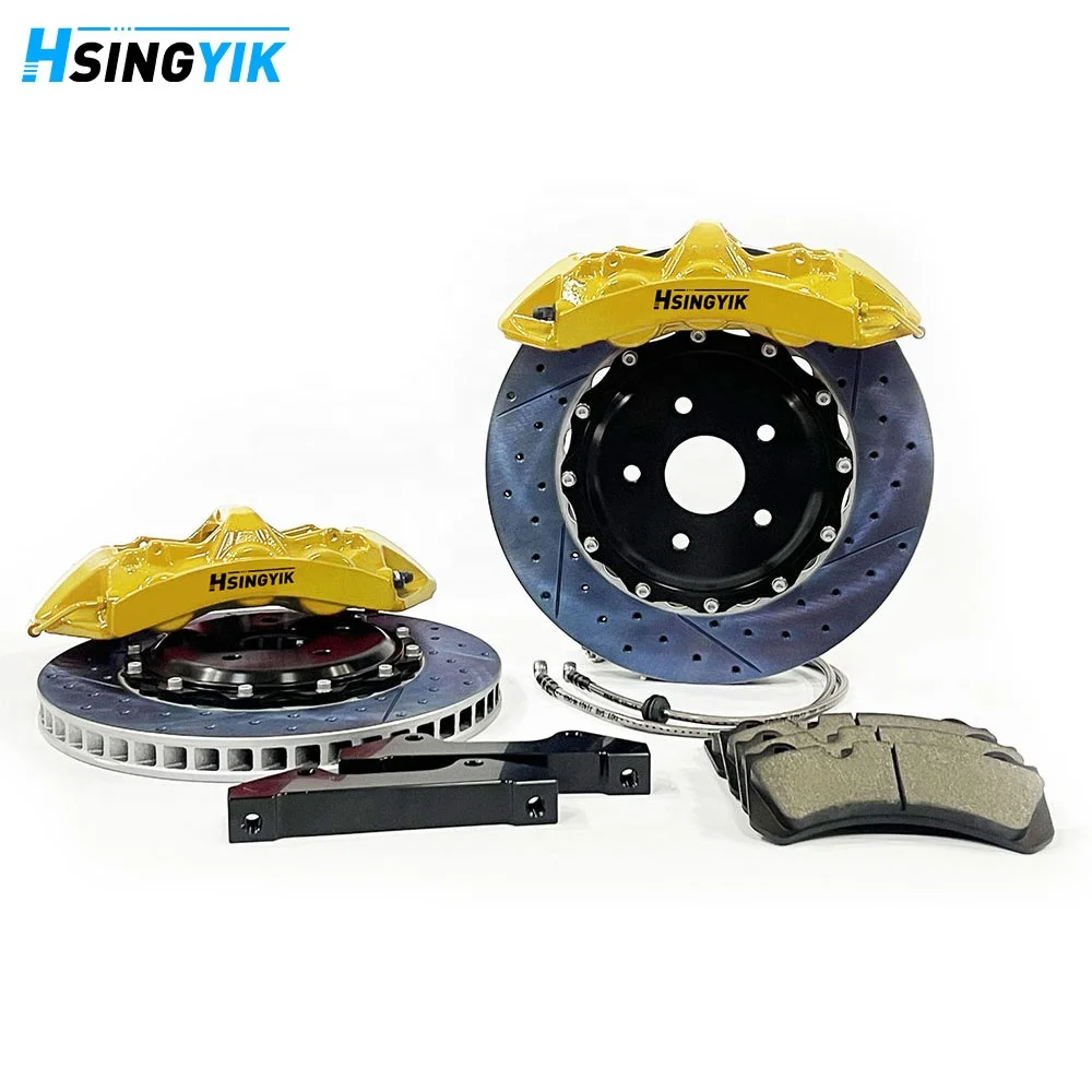 Hsingyik 6 Piston Front Racing Big Brake Kit Brake Upgrade Rotor Disc for Honda Crv Toyota Innova Zenix Hybrid