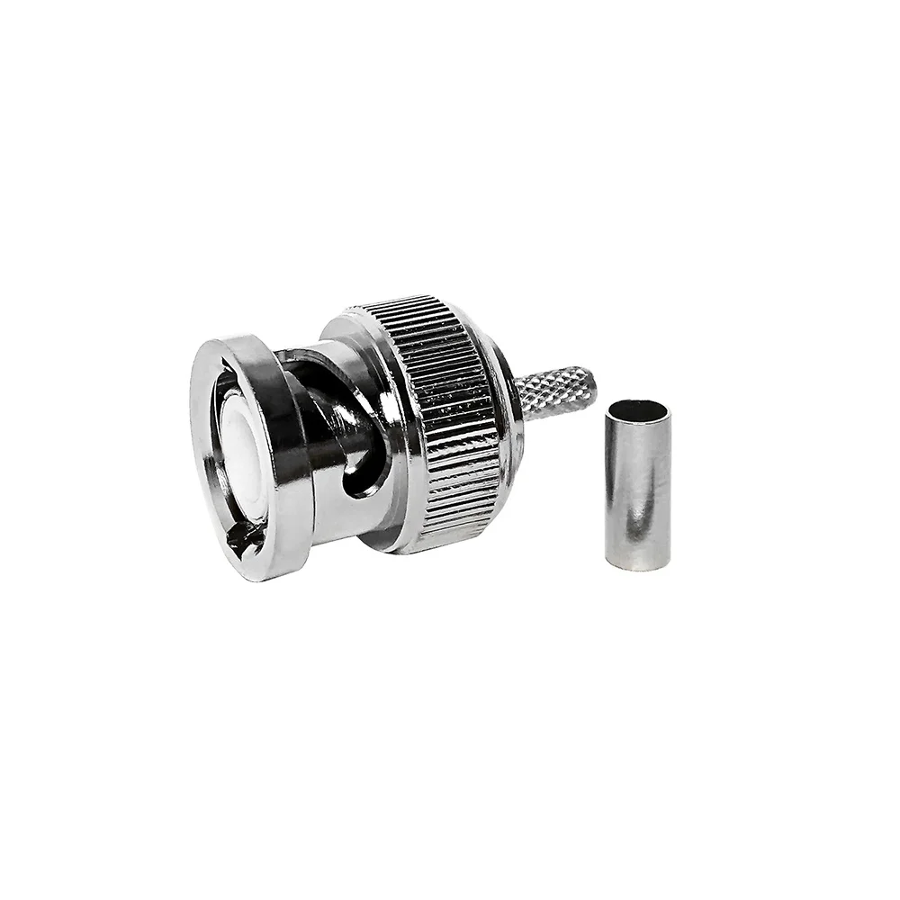 Factory Directly 50 Ohm BNC Male Plug/Female Jack for RG316 RG174 LMR100 Cable RF Coax Coaxial Connectors in Stock