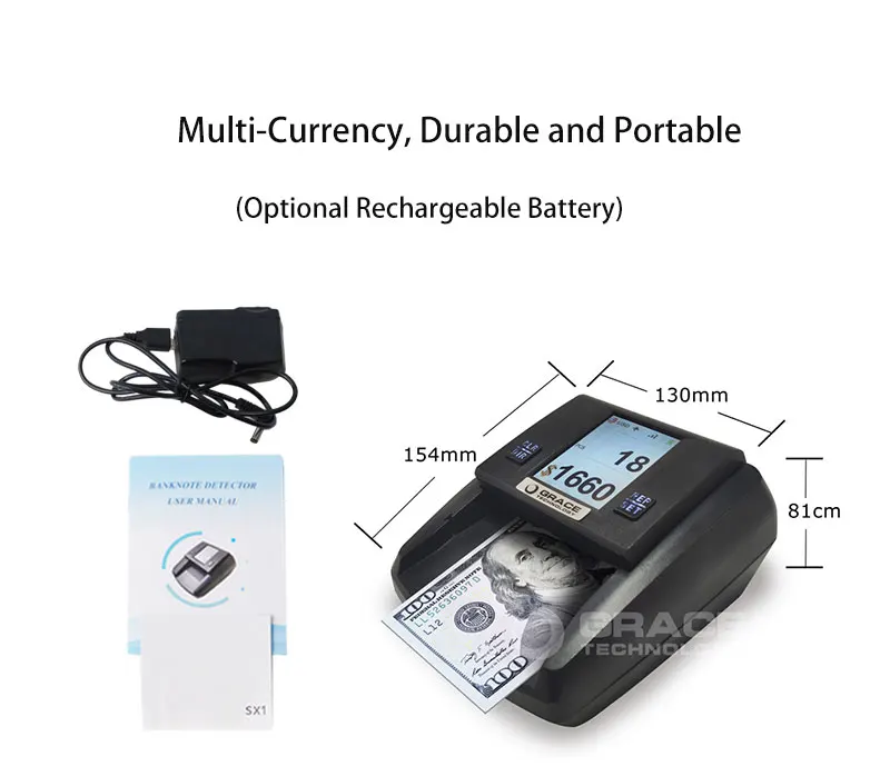 High Quality Bill Detector Portable Mini Counterfeit Fake Money