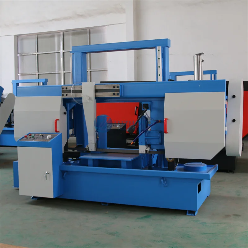 Linear Rails Horizontal Metal Band Sawing Machine GB4250 Cutting Band Saw Machine