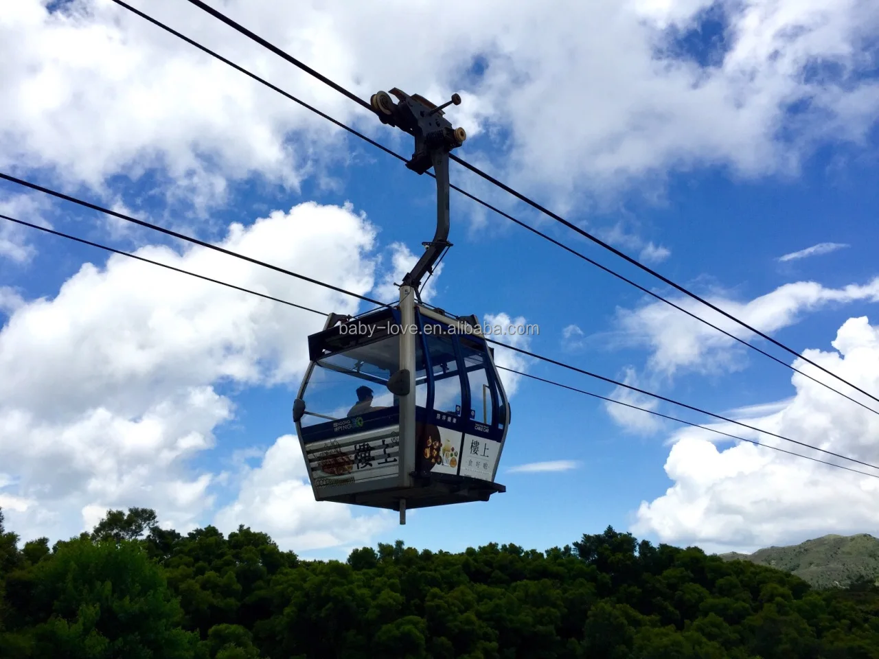 Fix Grip Chairlift Ropeway Sightseeing Cablecar In Tourism Area Scenic ...