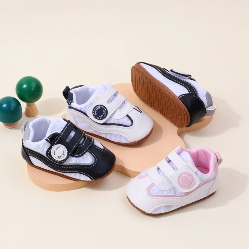 High Quality Breathable Soft TPR Outsole Unisex Sneaker Baby Boys and Girls Toddler Casual Shoes for Spring and Summer
