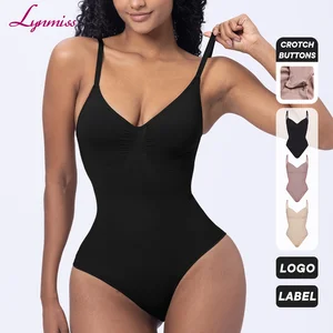 Tiktok Hot Selling Low Back  Bodysuit Shapewear for Women Bodyshapers Femme Compression and Seamless Tummy Control Shapewear