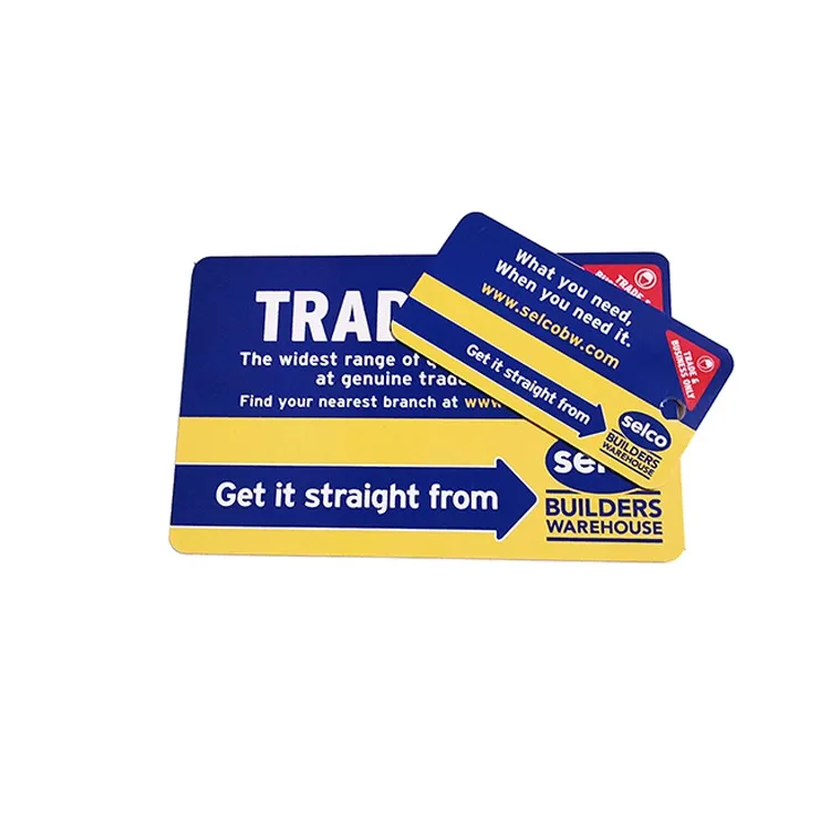 Mini Non-Standard Combo Card Magnetic Stripe Loyalty Key Tag with NFC & RFID Interface for Supermarkets Malls Paper Material