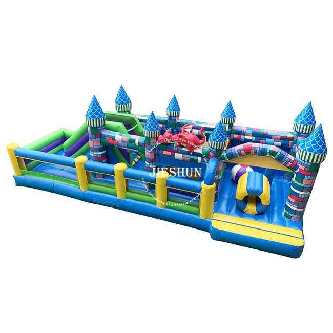 Large kids fun Inflatable dinosaur castle entertainment city inflatable funcity for sale