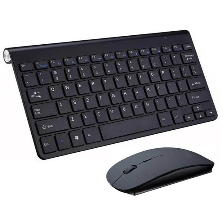 Conjunto de teclado externo USB para ordenador de escritorio, conjunto de  Mini teclado inalámbrico Universal para Notebook, venta al por mayor