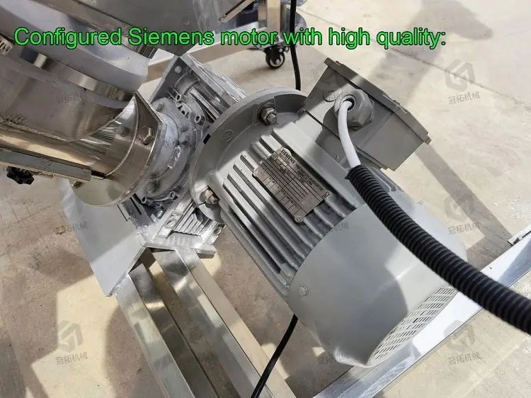 Screw Conveyor with Safety Switch Infeed Screw Conveyor with Best Quality