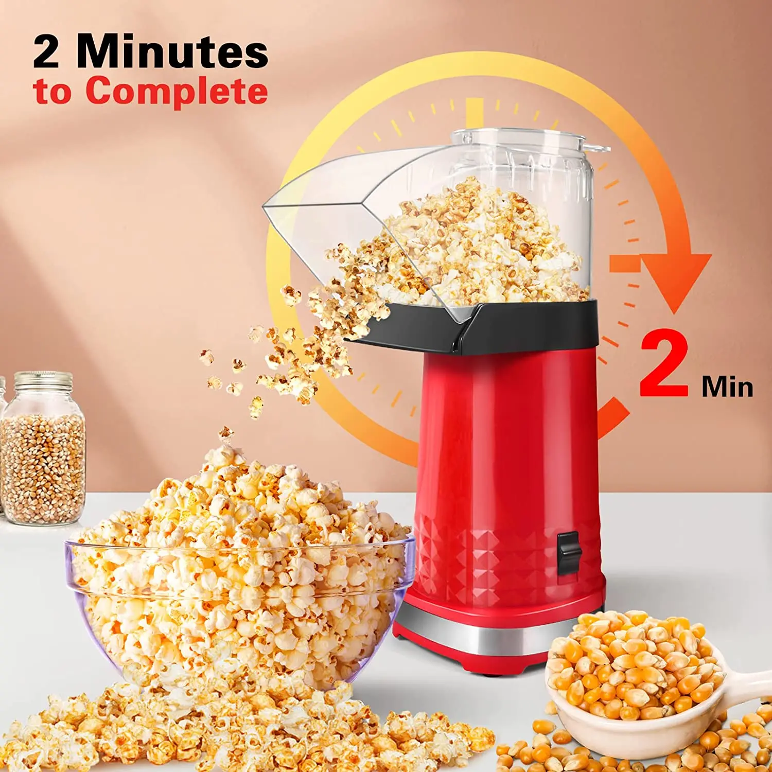 1200w popcorn maker machine 98% super