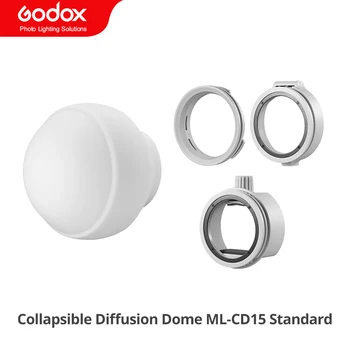 Godox ML-CD15 ML-CS162 Silica Gel Diffusion Dome Kit for ML30 MLBI ML60 BI V1 V1S V1C V1N V1F V860III-S TT685S AD300PRO AD400PRO detail image