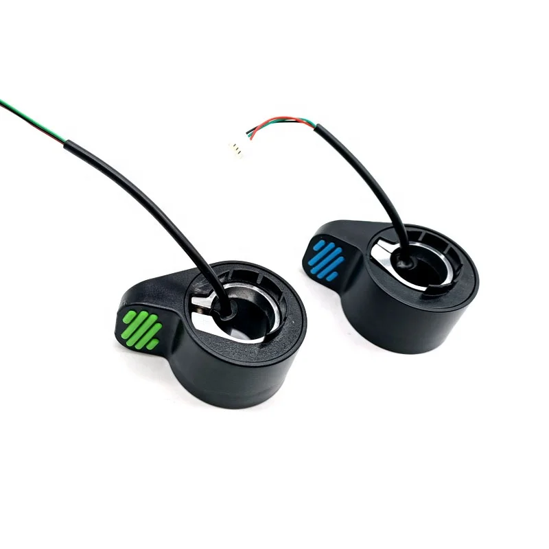 Upgrade Blue Green Color Finger Button Throttle for Nine Bot ES1 ES2 ES3 ES4 Electric Scooter Accelerator Replacement Parts