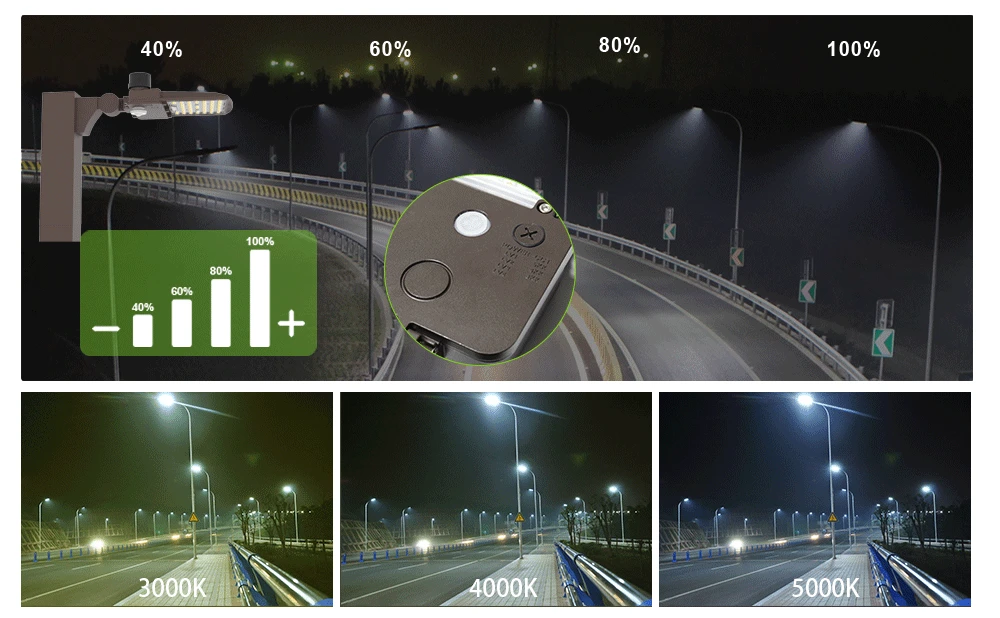 Us Inventory Commercial Led Light For Parking Lot Dlc Ul 300w 200w