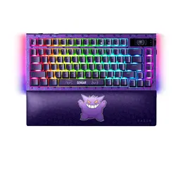 Razer Pokemon Gengar Edition Blackwidow V4 Pro Keyboard