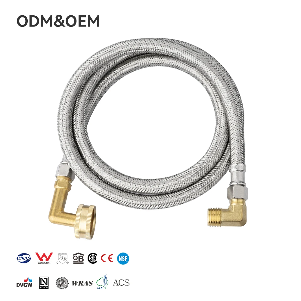 PPW ճկուն ժամանակակից ստալի գործված խողովակ, խոհանոցի համար, NSF 61/ANSI 372 խմելու ջրի ստանդարտին համապատասխան, 10 բար ճնշում