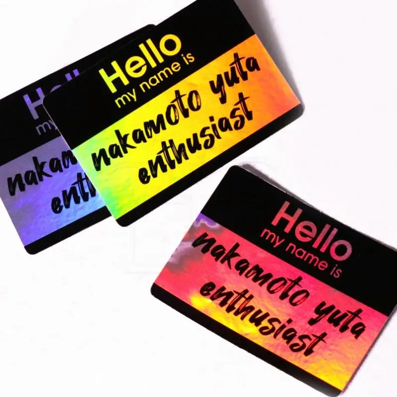 Hologram Sticker Qr Label Print Qc Pass Waterproof Paper Code Printing Bar Code Sticker Print